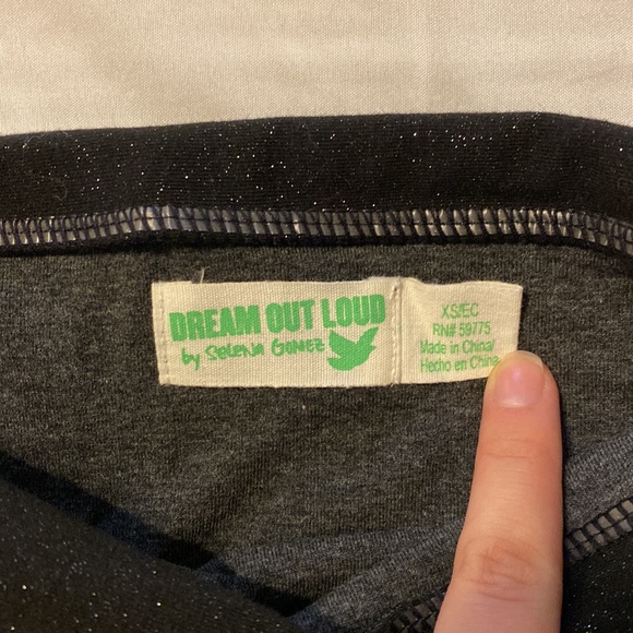 SELENA GOMEZ Grey/Black Bodycon Mini Skirt - Picture 3 of 5